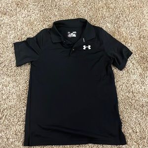 Black UA Short-Sleeved Collared Shirt - Size Large